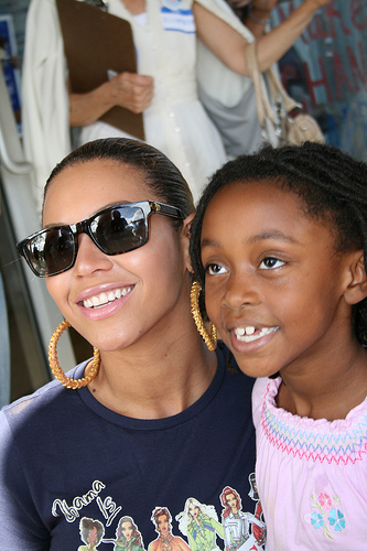 Beyonce at early voting in Florida