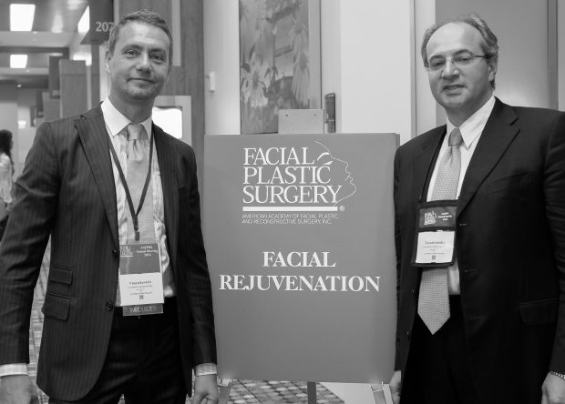 Dr. Konstantin and Dr. Tarashansky at the AAFPRS Conference 