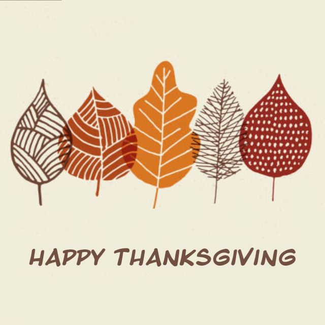 From everybody at Dr K’s, happy Thanksgiving!
