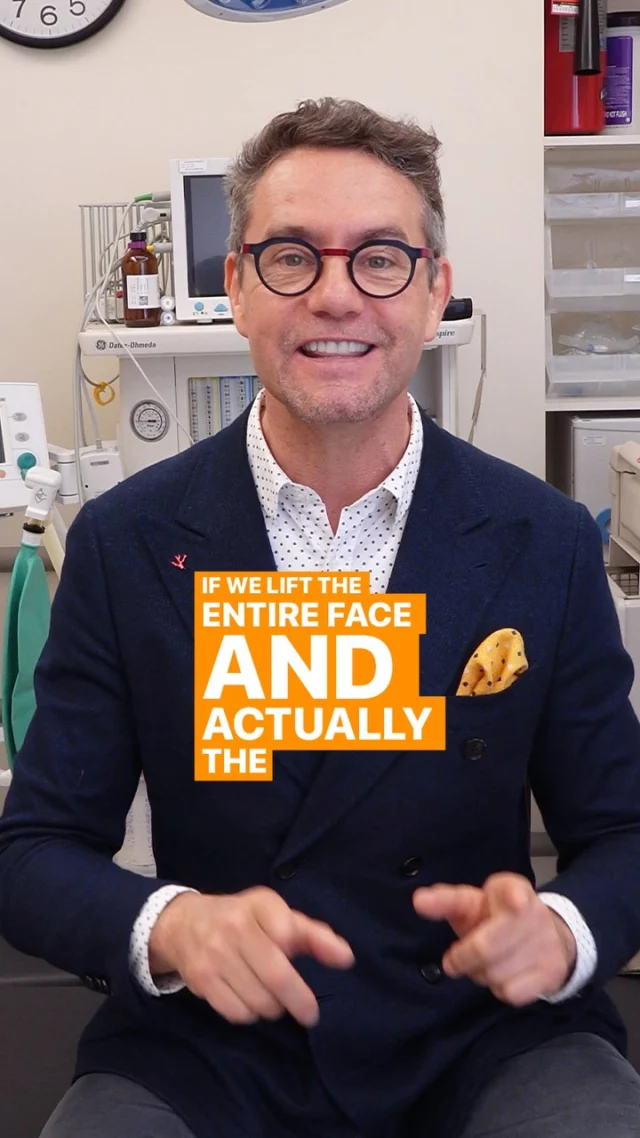 Addressing a common misconception about facelifts. #facelift #plasticsurgery #nycsurgeon