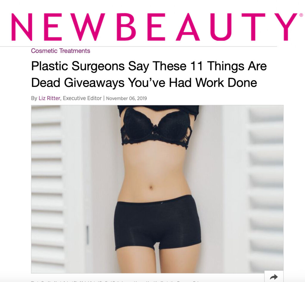 Dr. Konstantin Dr. Konstantin for New Beauty Magazine: Dead Giveaways That You Had Work Done