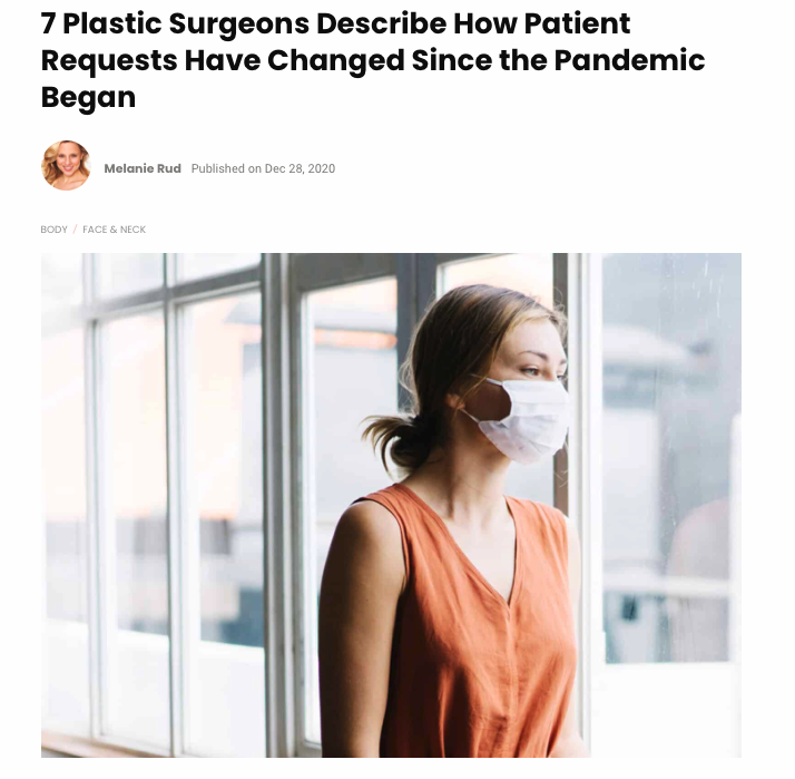 Dr. Konstantin Dr. Konstantin in RealSelf: Facelifts are In, Fillers are Out