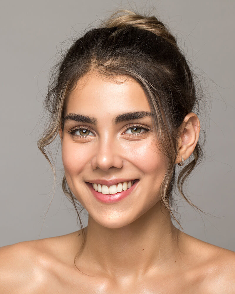Young woman smiling